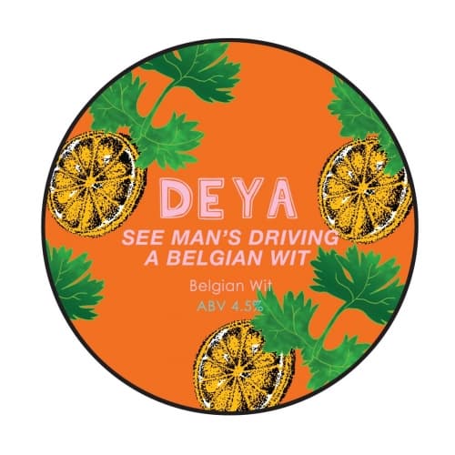 See Man's Driving A Belgian Wit