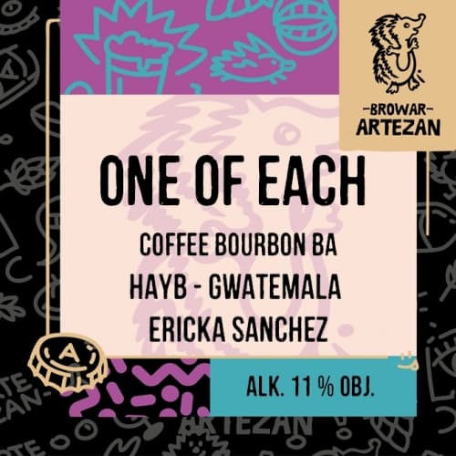One of Each Bourbon BA Coffee - Guatemala Ericka Sanchez