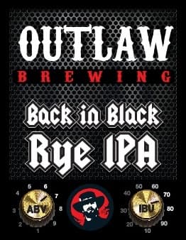 Back In Black Rye IPA