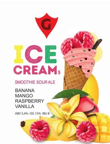 ICE CREAM 5 | banana • mango • raspberry