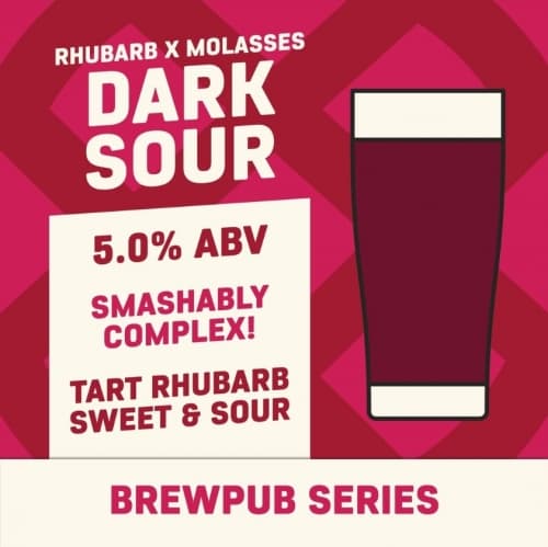 Brewpub Series Rhubarb X Molasses Dark Sour