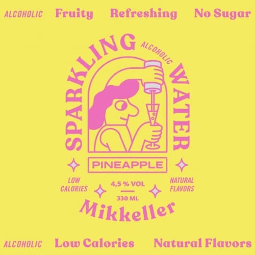 Sparkling Alcoholic Water Pineapple