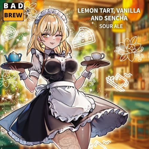 LEMON TART, VANILLA AND SENCHA