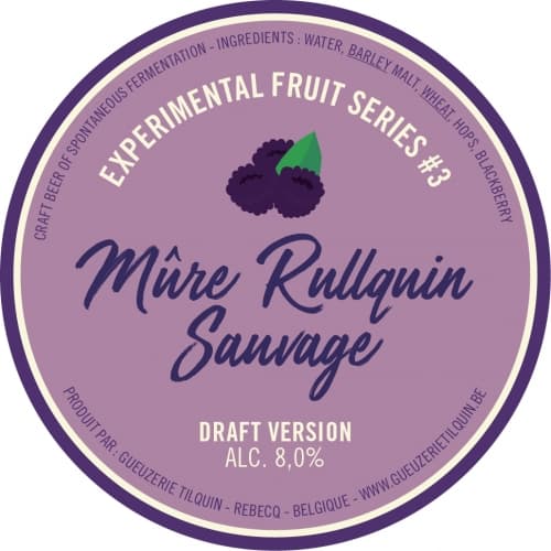 Experiment Fruit Series #3: Mûre Rullquin Sauvage - Draft Version