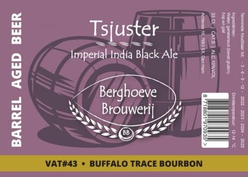 VAT#43 Tsjuster Barrel Aged Buffalo Trace Bourbon