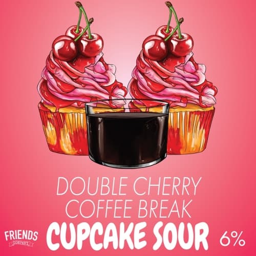 Double Cherry Coffee Break Cupcake Sour