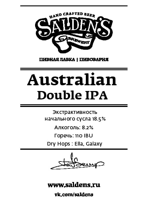 Australian Double IPA