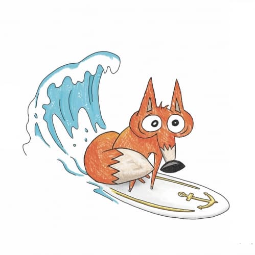 Kapten Räv Goes Surfing