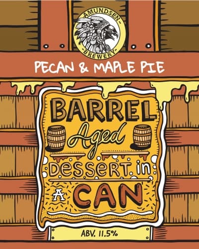 Barrel Aged Dessert In A Can - Pecan And Maple Pie