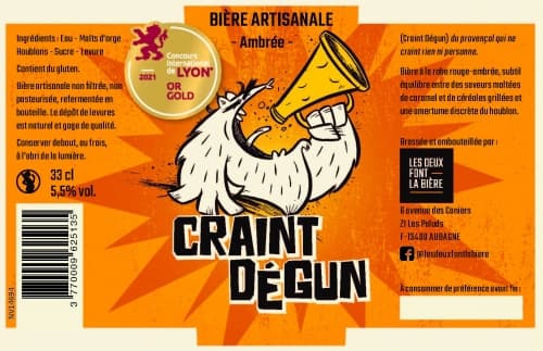 Craint Dégun Ambrée