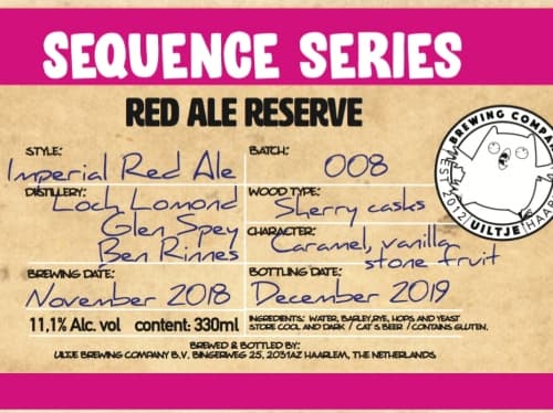 Sequence Series #008 - Red Ale Reserve