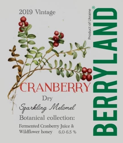 Cranberry Dry Sparkling Melomel