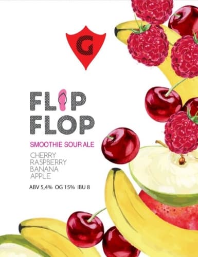FLIP FLOP 8 | cherry • raspberry • banana • apple