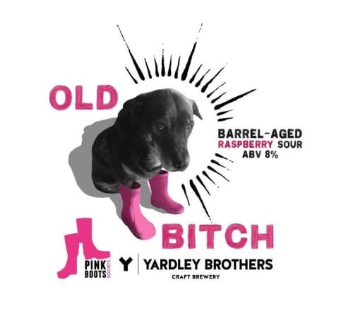 Old Bitch Barrel-Aged Raspberry Sour (Collab w/Pink Boots)