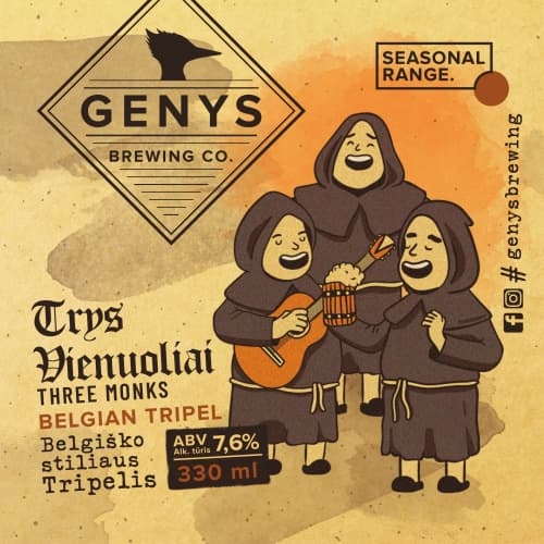 Three Monks / Trys Vienuoliai