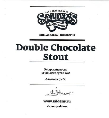 Double Chocolate Stout