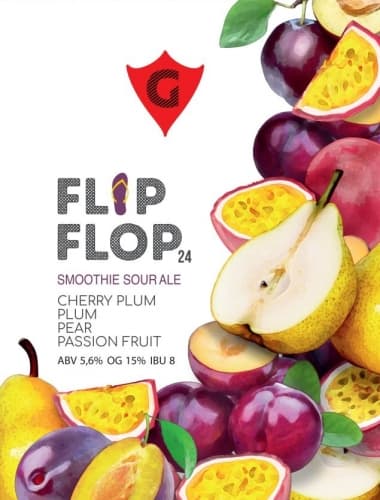 FLIP FLOP 24 | cherry plum • plum • pear • passion fruit