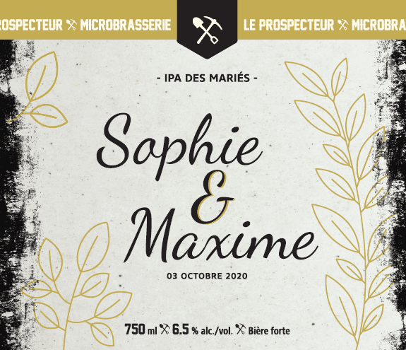 IPA Des Mariés ; Maxime & Sophie 2020