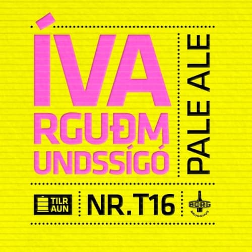 ÍVAR GUÐMUNDS SÍGÓ NR.T16