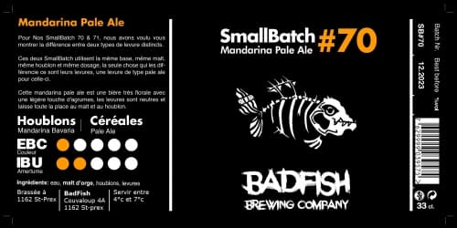 SB#70 - Mandarina Pale Ale