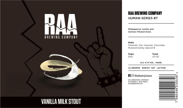 Vanilla Milk Stout