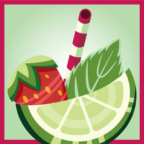 Beer Cocktail: Strawberry Mojito