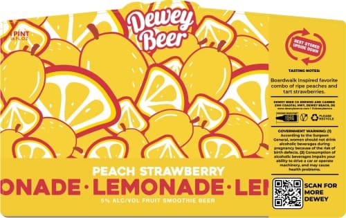 Peach Strawberry Lemonade