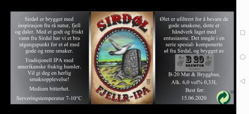 Sirdøl Fjellr-IPA