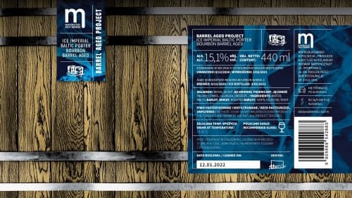 Barrel Aged Projekt: Ice Imperial Baltic Porter Bourbon BA