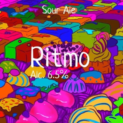 Ritmo Sour Ale: Blueberries/Lactose/Spices