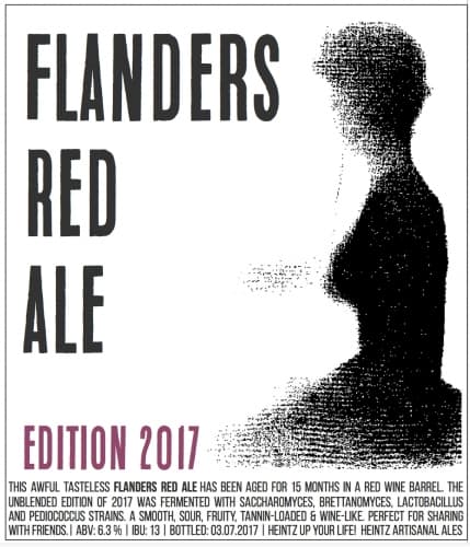 Flanders Red Ale // Red Wine Barrel Aged 2017