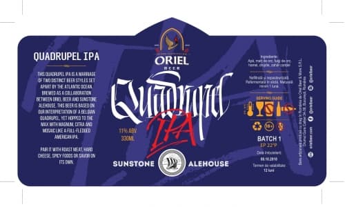 Oriel X Sunstone Quadrupel IPA
