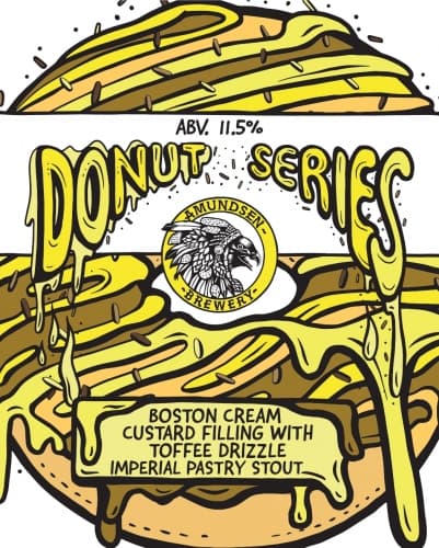 DONUT SERIES 2.0 - Boston Cream Custard Filling with Toffee Drizzle