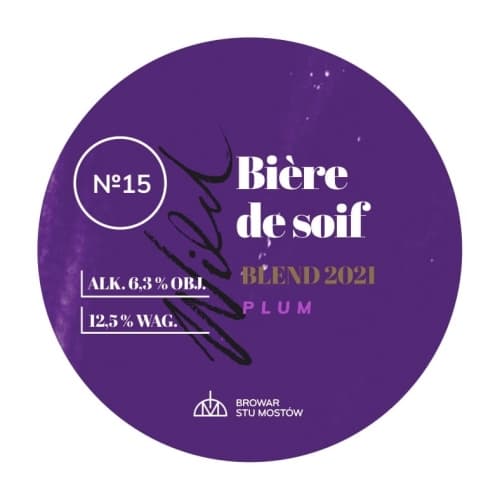 WILD#15 Bière De Soif Plums