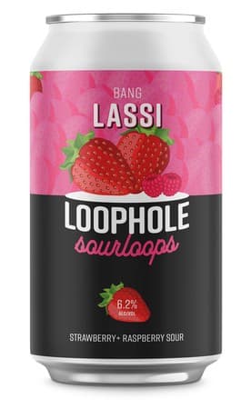 Bang Lassi Sourloops Strawberry + Raspberry