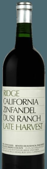 Dusi Ranch Paso Robles Zinfandel Late Harvest