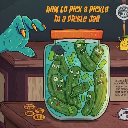 How To Pick A Pickle In A Pickle Jar