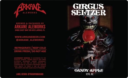 Circus Seltzer Candy Apple