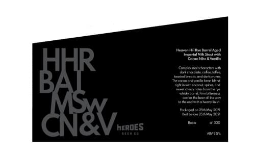 HHRBAIMSwCN&V (2nd Anniversary Beer)