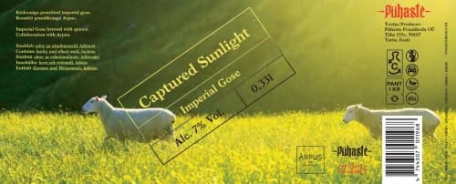 Captured Sunlight