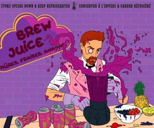 BREW JUICE - Mûres, Fraises, Ananas