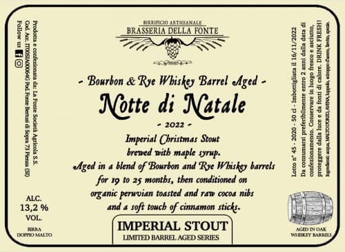 Notte Di Natale 2022 (Rye & Bourbon)
