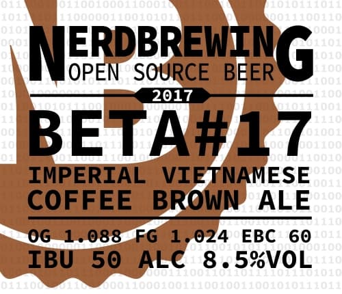 Beta #17 Imperial Vietnamese Coffee Brown Ale