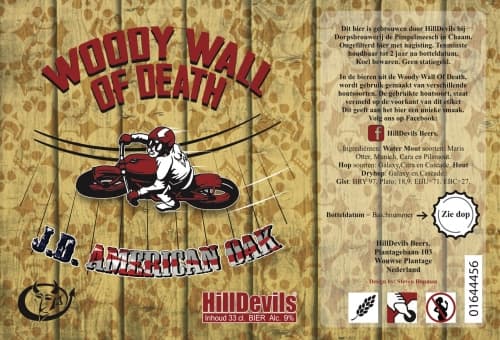 Woody Wall of Death - J.D. American Oak