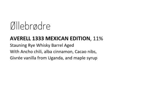 Averell 1333 Mexican Edition
