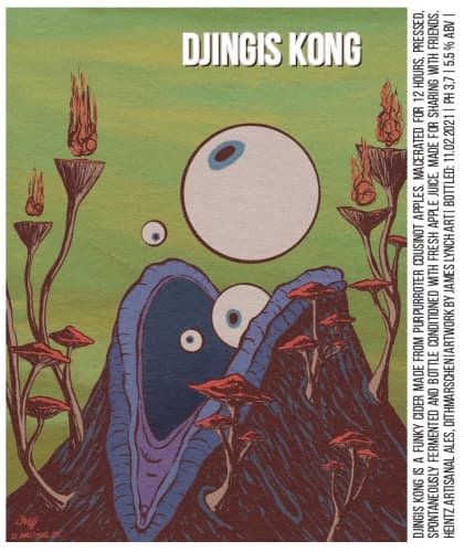 Djingis Kong II // Purpurroter Cousinot & Jakob Lebel Spontaneously Fermented Cider Mouscatel BA