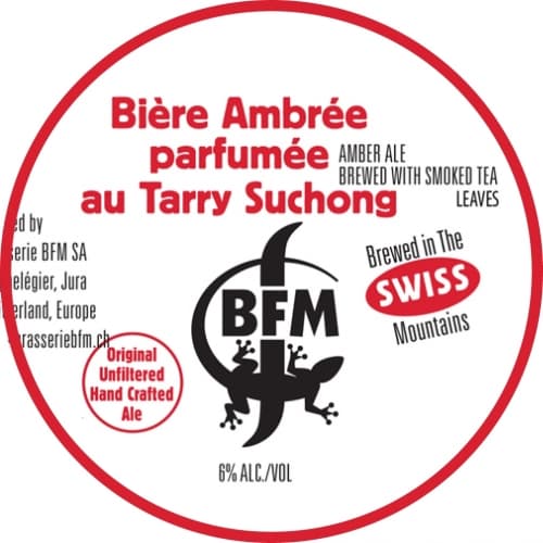 Bière Ambrée parfumée au Tarry Suchong (BATS)