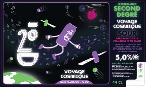 Voyage Cosmique - sour framboise cassis