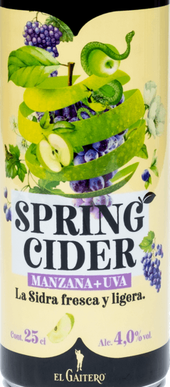 Spring Cider. Manzana + Uva