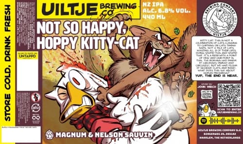 Not So Happy Hoppy Kitty-Cat